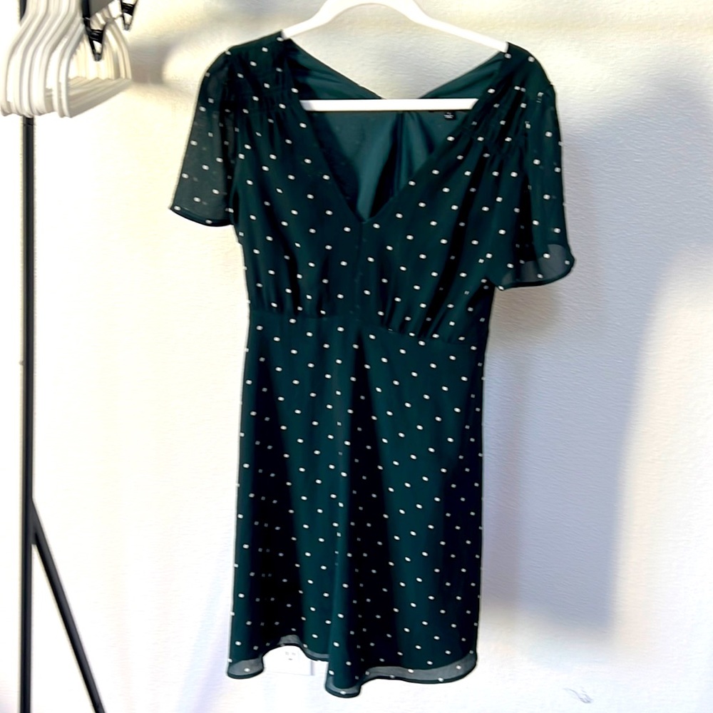 Forest green Madewell dress size 2